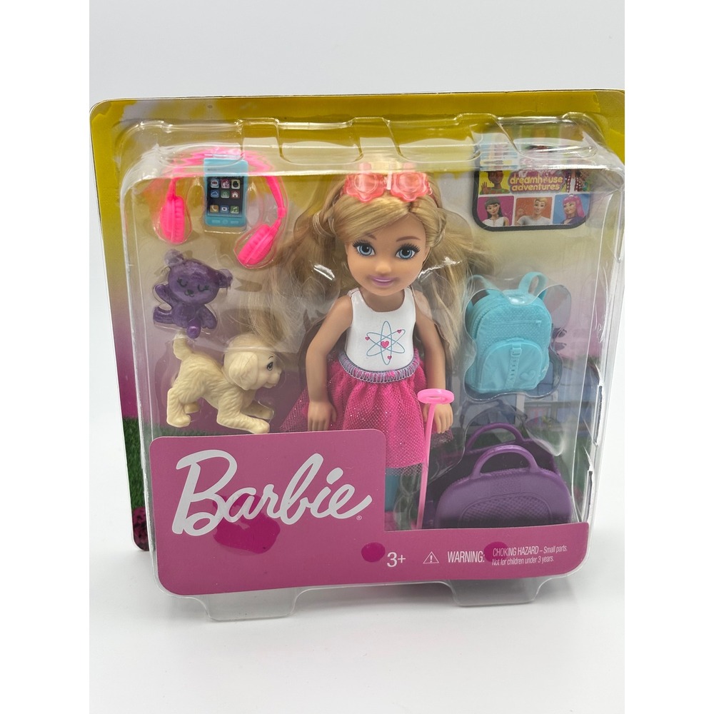 Barbie Dreamhouse Adventures Stacie Doll Travel Set FWV20 Puppy Accessories